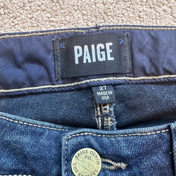 Paige Jeans Women's Size 27 Blue Skyline Skinny - Picture 4 of 10